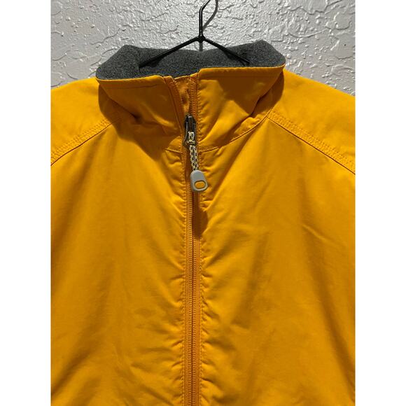L.L. Bean Yellow Outdoors Fleece Lined Women's Zip up Vest Size S Petite - Picture 2 of 6
